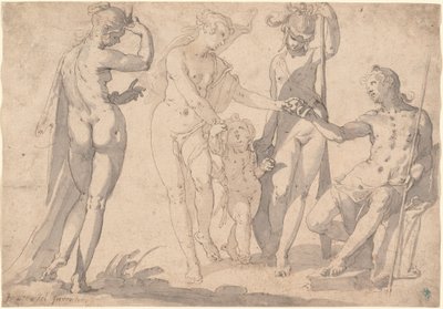 Das Urteil des Paris von Joachim Wtewael or Utewael